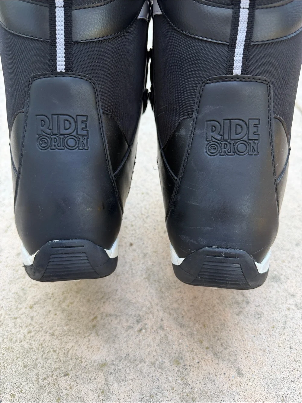 Ride Orion Men's Black Lace Up Snowboarding Boots Size 9